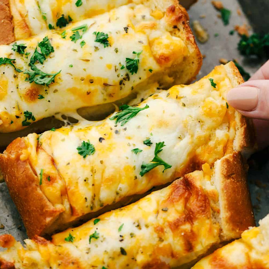 Four Cheese Garlic Bread